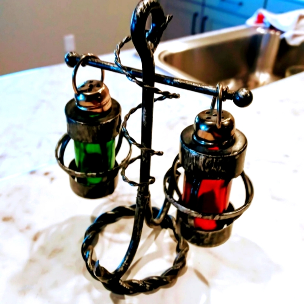 Vintage Nautical S&P Shakers